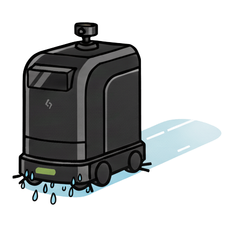 水拭き・モップによる清掃方式